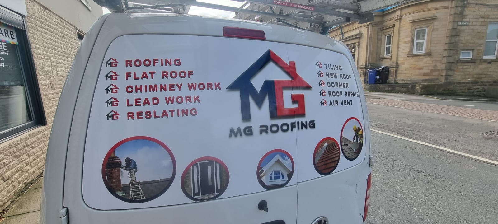 Van signage job — Bolton Van Signs